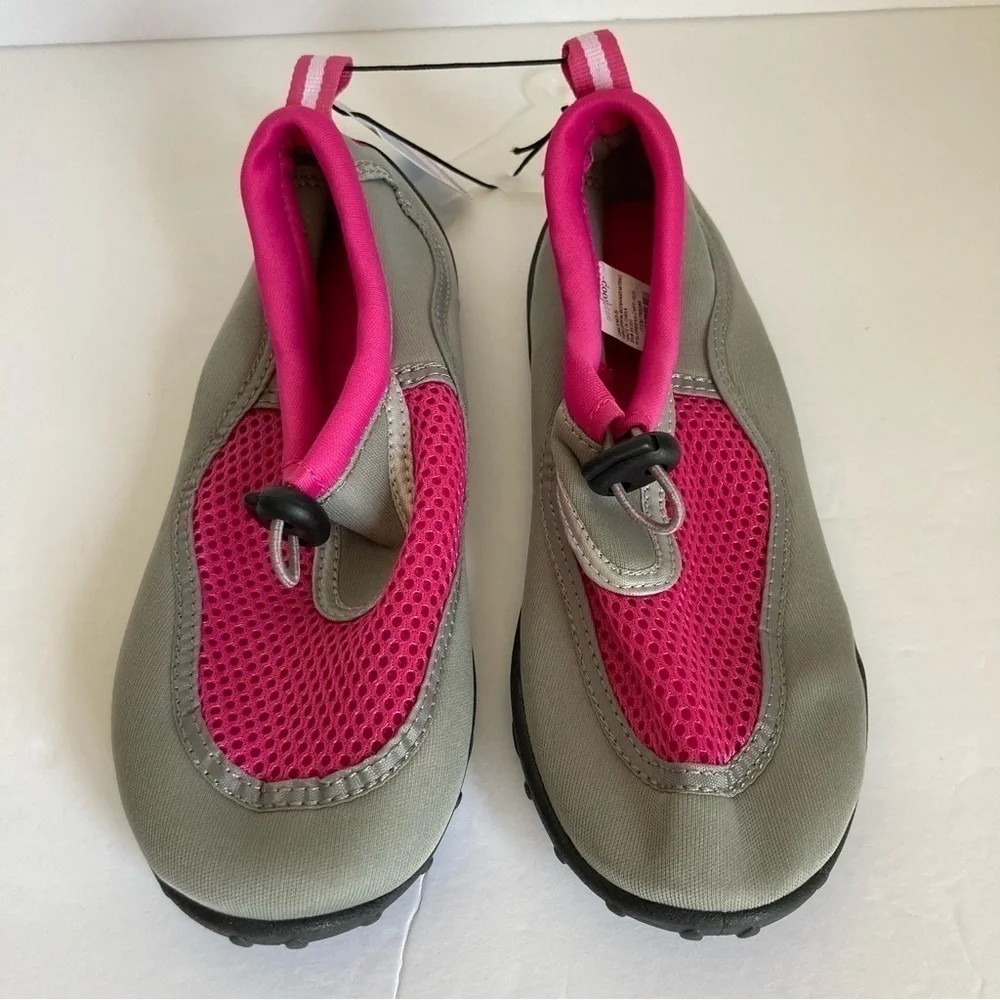 Kid's Water Shoes Hot Pink & Gray | Size 2/3 NWT summer beach